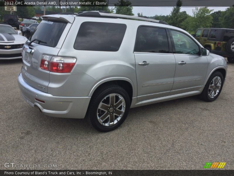 Quicksilver Metallic / Ebony 2012 GMC Acadia Denali AWD