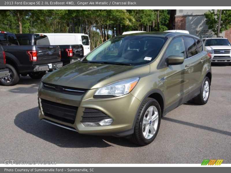 Ginger Ale Metallic / Charcoal Black 2013 Ford Escape SE 2.0L EcoBoost 4WD