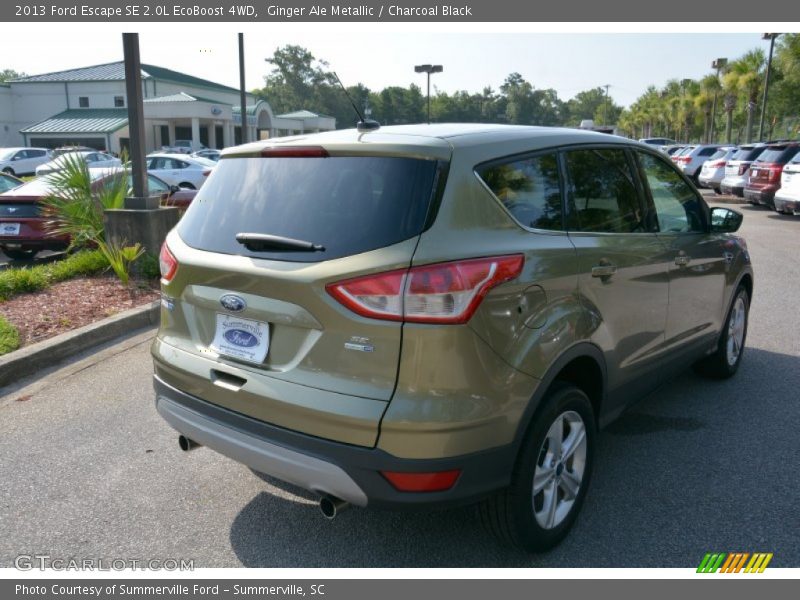Ginger Ale Metallic / Charcoal Black 2013 Ford Escape SE 2.0L EcoBoost 4WD