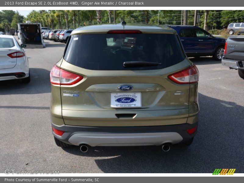 Ginger Ale Metallic / Charcoal Black 2013 Ford Escape SE 2.0L EcoBoost 4WD