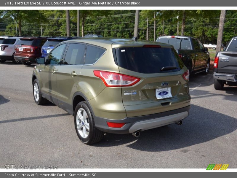 Ginger Ale Metallic / Charcoal Black 2013 Ford Escape SE 2.0L EcoBoost 4WD