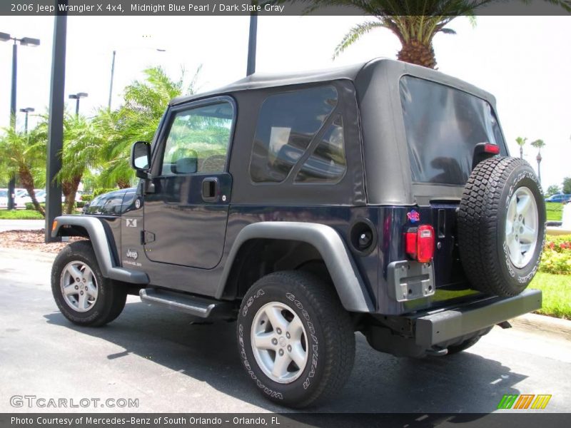 Midnight Blue Pearl / Dark Slate Gray 2006 Jeep Wrangler X 4x4