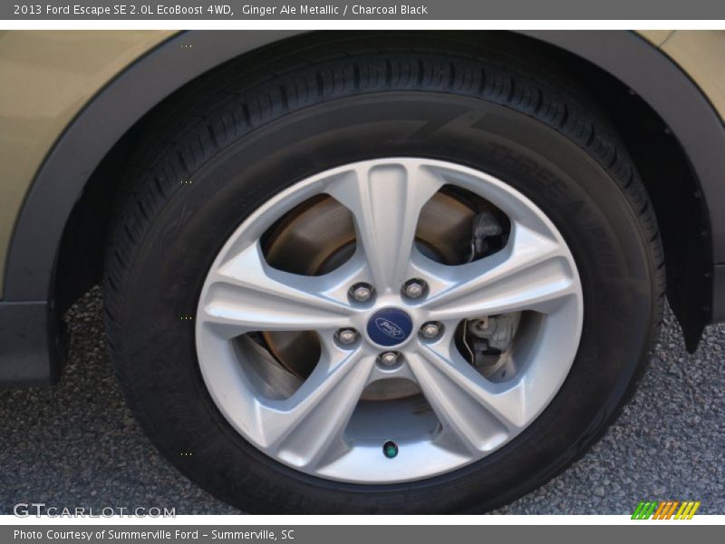 Ginger Ale Metallic / Charcoal Black 2013 Ford Escape SE 2.0L EcoBoost 4WD