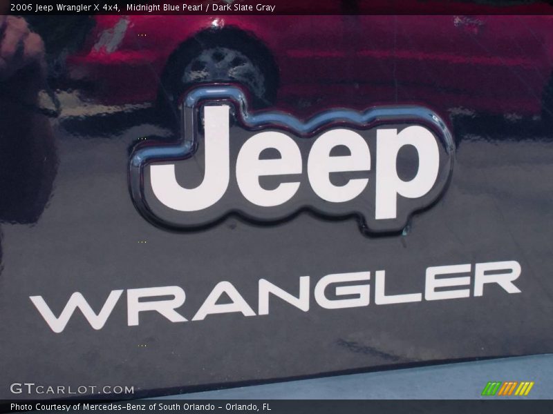 Midnight Blue Pearl / Dark Slate Gray 2006 Jeep Wrangler X 4x4
