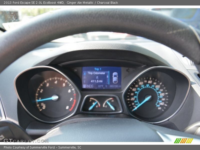 Ginger Ale Metallic / Charcoal Black 2013 Ford Escape SE 2.0L EcoBoost 4WD