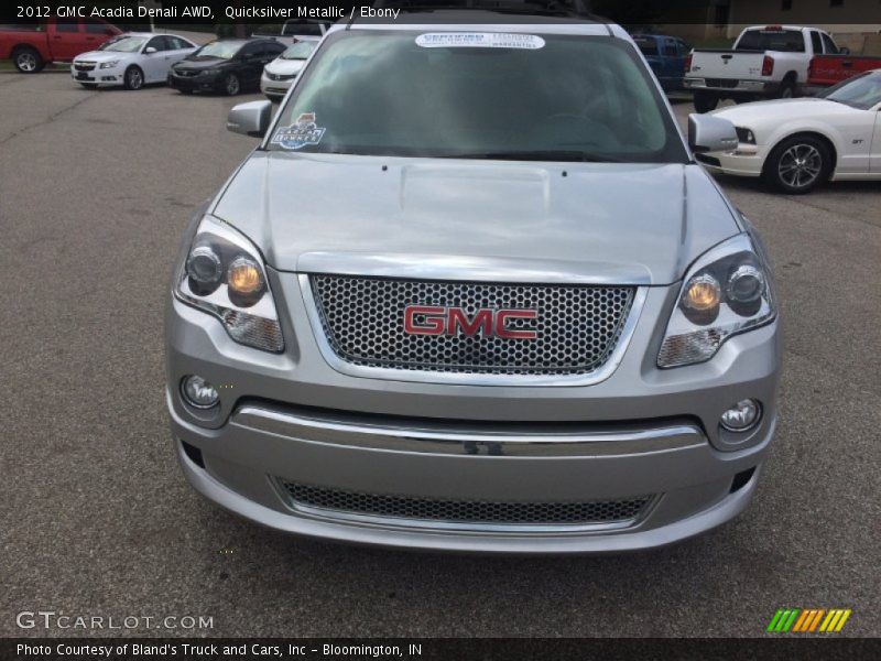 Quicksilver Metallic / Ebony 2012 GMC Acadia Denali AWD