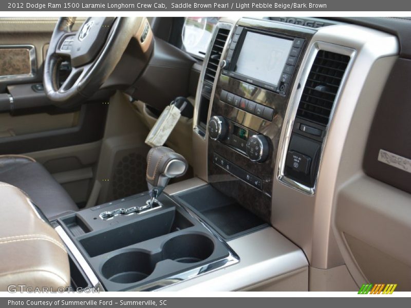 Saddle Brown Pearl / Light Pebble Beige/Bark Brown 2012 Dodge Ram 1500 Laramie Longhorn Crew Cab
