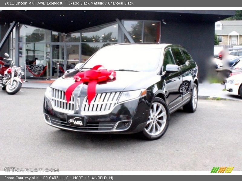 Tuxedo Black Metallic / Charcoal Black 2011 Lincoln MKT AWD EcoBoost