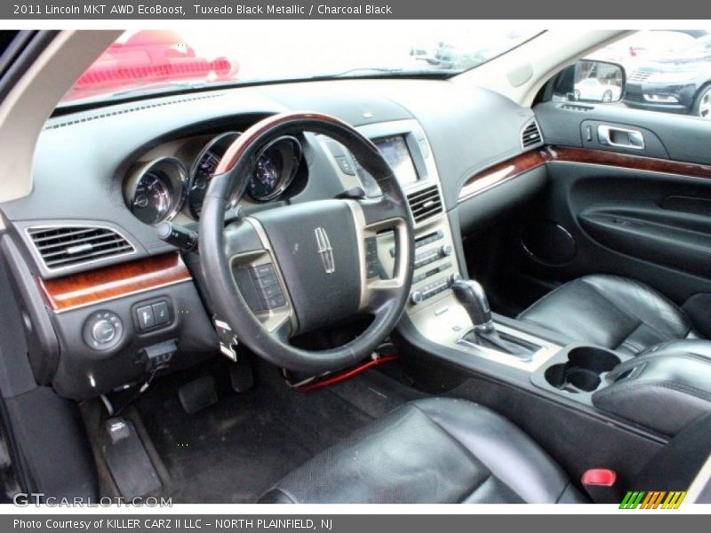 Tuxedo Black Metallic / Charcoal Black 2011 Lincoln MKT AWD EcoBoost