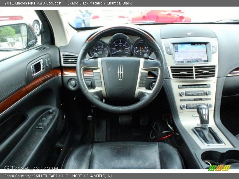 Tuxedo Black Metallic / Charcoal Black 2011 Lincoln MKT AWD EcoBoost