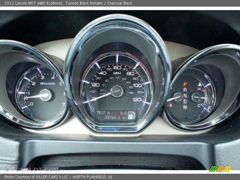 Tuxedo Black Metallic / Charcoal Black 2011 Lincoln MKT AWD EcoBoost