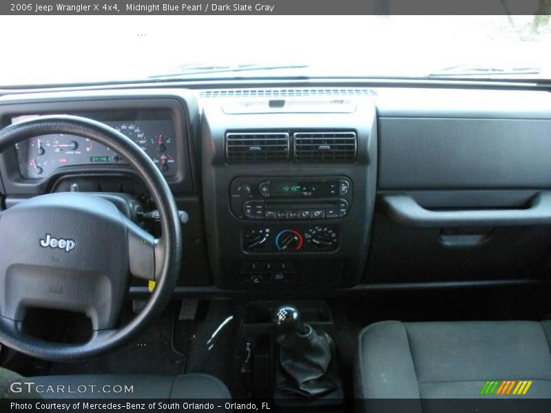 Midnight Blue Pearl / Dark Slate Gray 2006 Jeep Wrangler X 4x4
