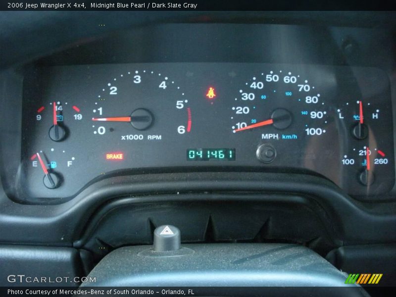Midnight Blue Pearl / Dark Slate Gray 2006 Jeep Wrangler X 4x4