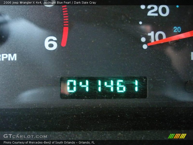 Midnight Blue Pearl / Dark Slate Gray 2006 Jeep Wrangler X 4x4