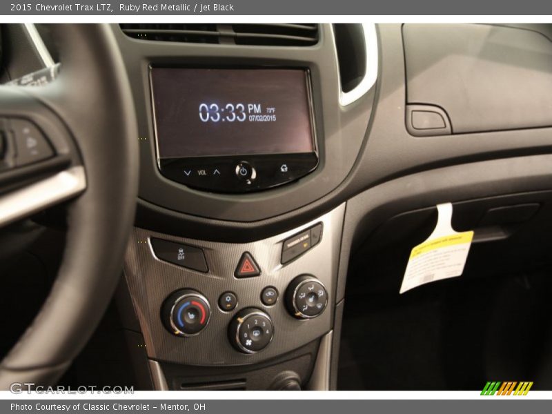 Ruby Red Metallic / Jet Black 2015 Chevrolet Trax LTZ