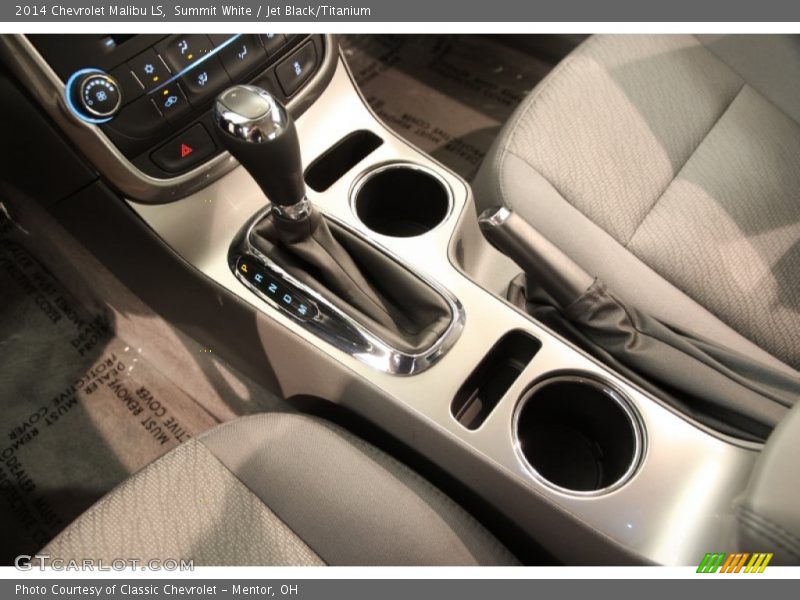 Summit White / Jet Black/Titanium 2014 Chevrolet Malibu LS