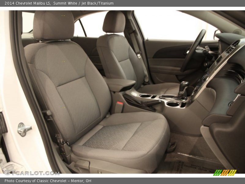 Summit White / Jet Black/Titanium 2014 Chevrolet Malibu LS