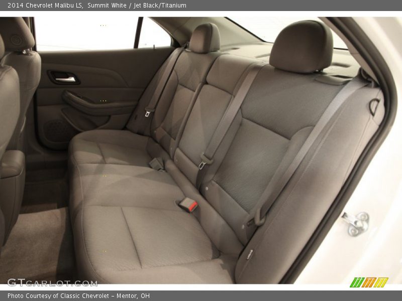 Summit White / Jet Black/Titanium 2014 Chevrolet Malibu LS