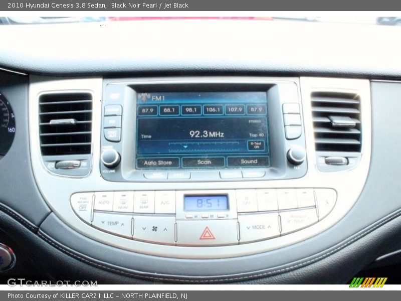 Black Noir Pearl / Jet Black 2010 Hyundai Genesis 3.8 Sedan