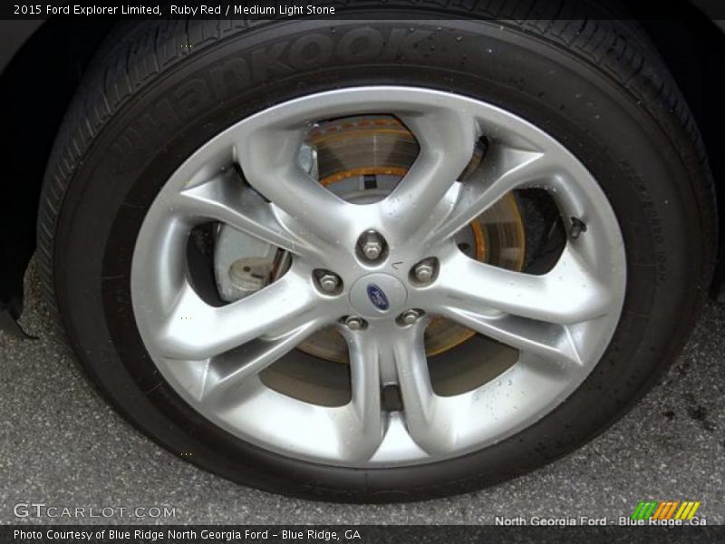 Ruby Red / Medium Light Stone 2015 Ford Explorer Limited