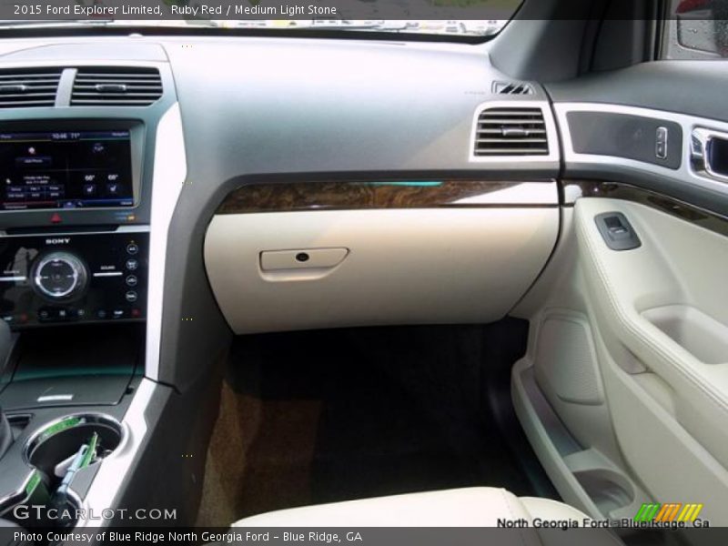 Ruby Red / Medium Light Stone 2015 Ford Explorer Limited