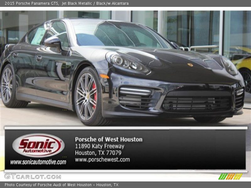 Jet Black Metallic / Black/w Alcantara 2015 Porsche Panamera GTS