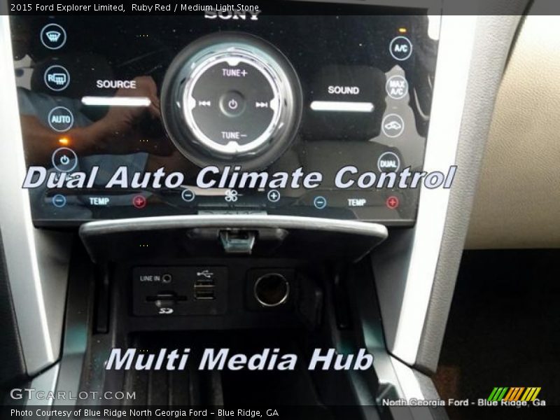 Ruby Red / Medium Light Stone 2015 Ford Explorer Limited