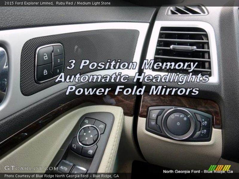 Ruby Red / Medium Light Stone 2015 Ford Explorer Limited