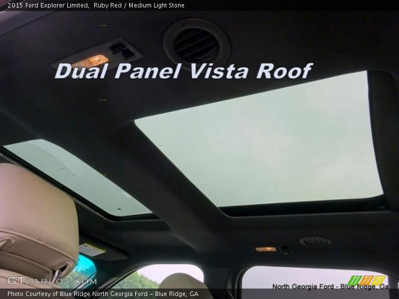 Ruby Red / Medium Light Stone 2015 Ford Explorer Limited