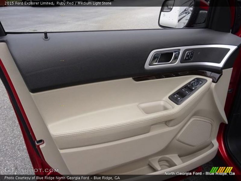 Ruby Red / Medium Light Stone 2015 Ford Explorer Limited