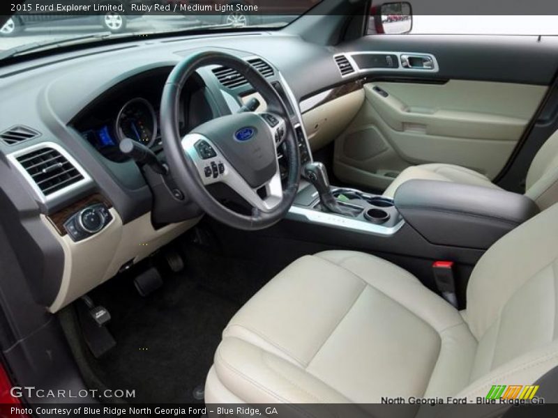 Ruby Red / Medium Light Stone 2015 Ford Explorer Limited