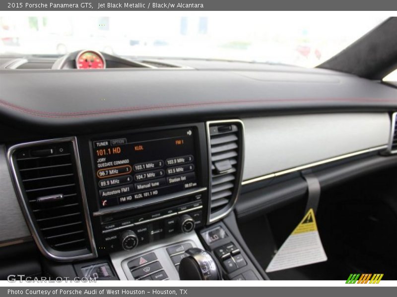 Jet Black Metallic / Black/w Alcantara 2015 Porsche Panamera GTS