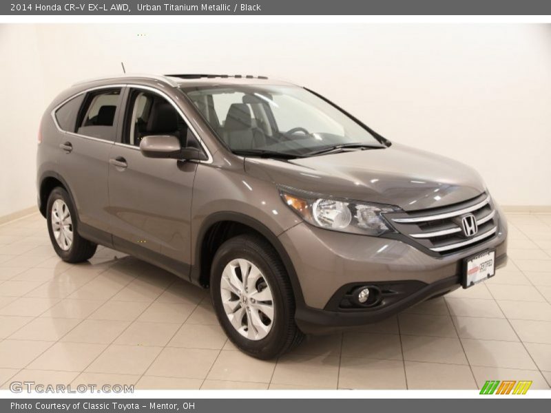 Urban Titanium Metallic / Black 2014 Honda CR-V EX-L AWD