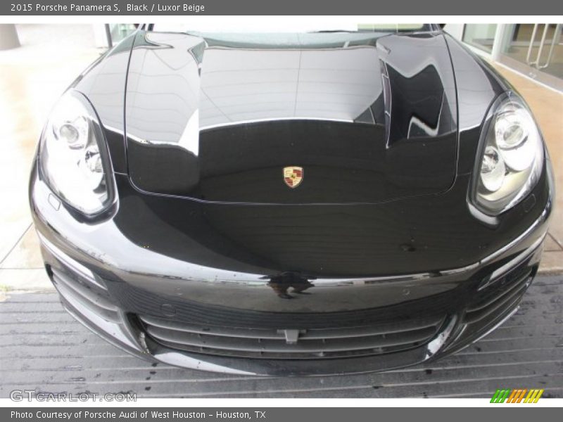 Black / Luxor Beige 2015 Porsche Panamera S