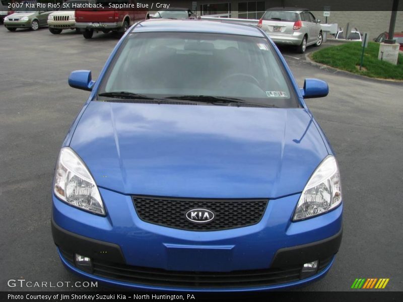 Sapphire Blue / Gray 2007 Kia Rio Rio5 SX Hatchback