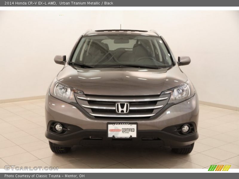 Urban Titanium Metallic / Black 2014 Honda CR-V EX-L AWD