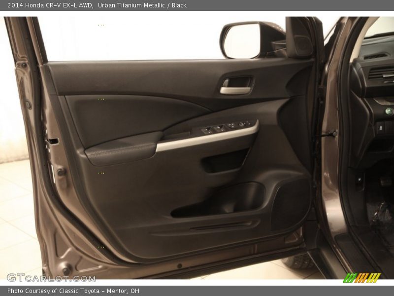 Urban Titanium Metallic / Black 2014 Honda CR-V EX-L AWD