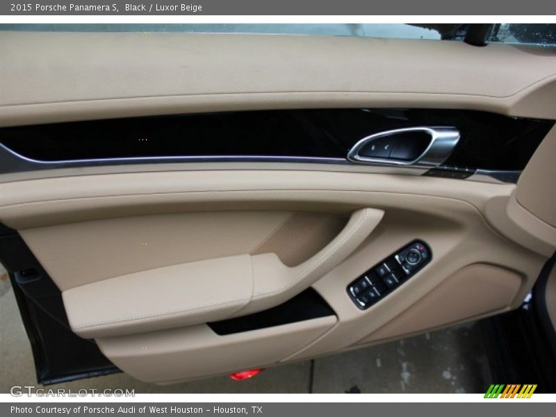 Black / Luxor Beige 2015 Porsche Panamera S