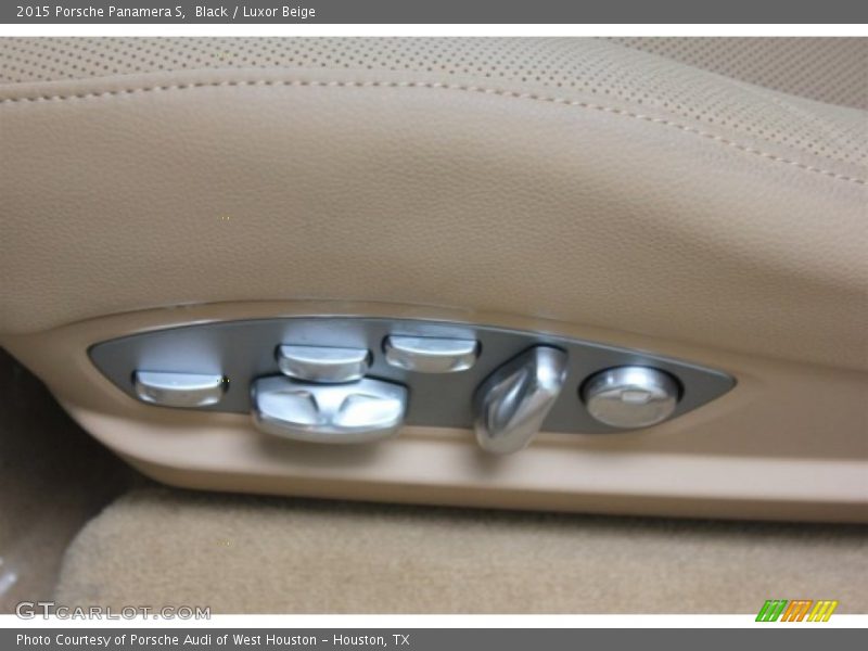 Black / Luxor Beige 2015 Porsche Panamera S