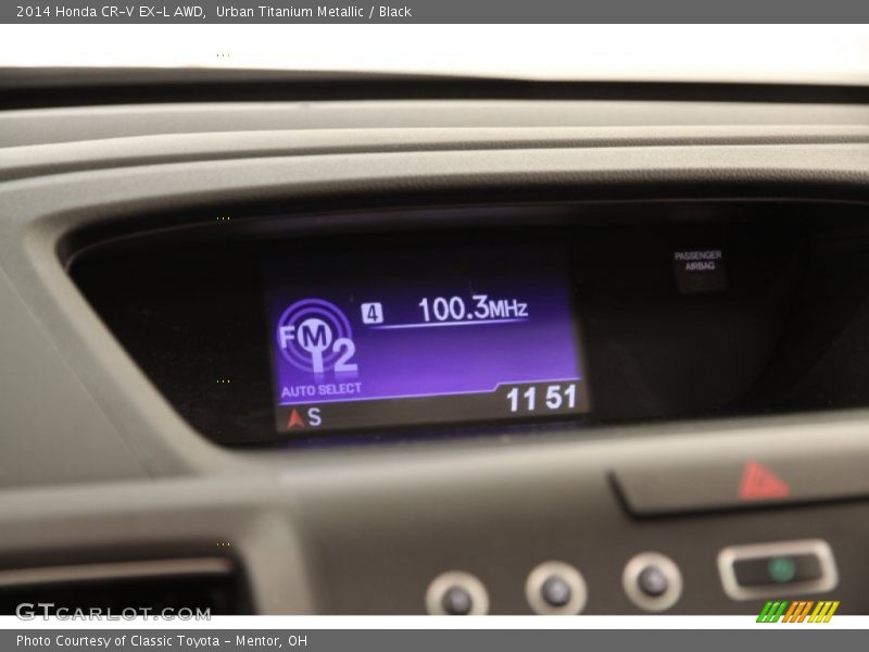 Urban Titanium Metallic / Black 2014 Honda CR-V EX-L AWD