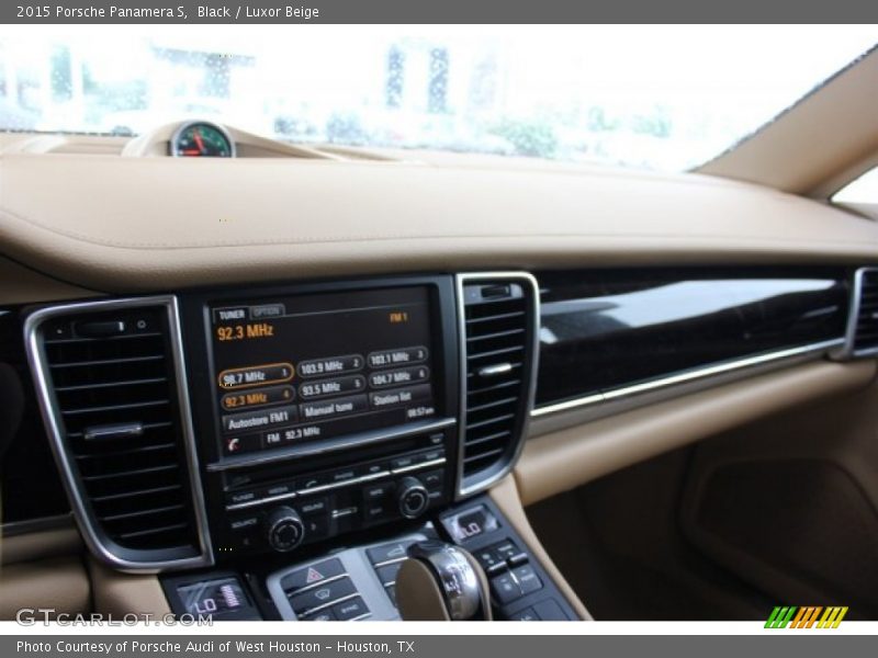 Black / Luxor Beige 2015 Porsche Panamera S