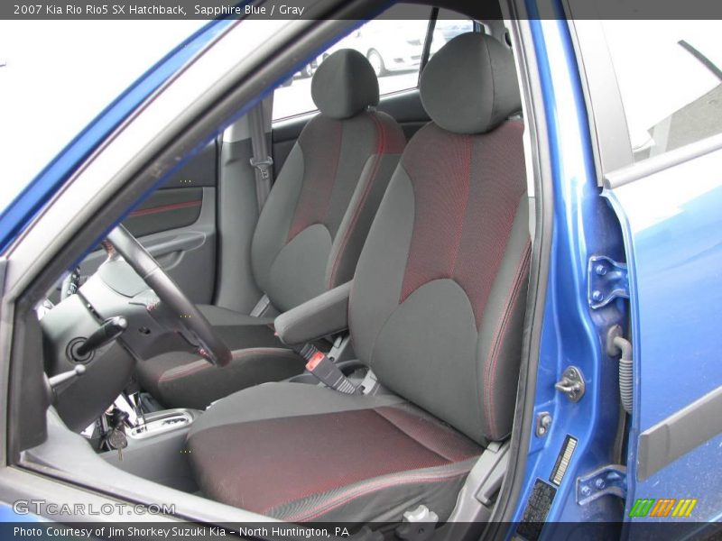 Sapphire Blue / Gray 2007 Kia Rio Rio5 SX Hatchback