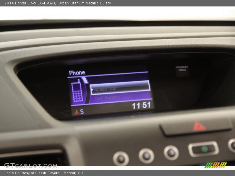 Urban Titanium Metallic / Black 2014 Honda CR-V EX-L AWD