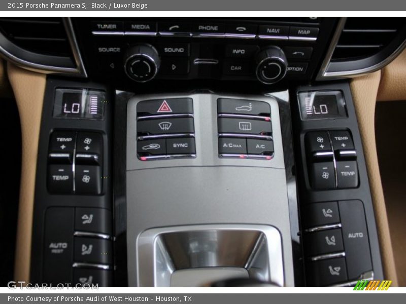 Black / Luxor Beige 2015 Porsche Panamera S