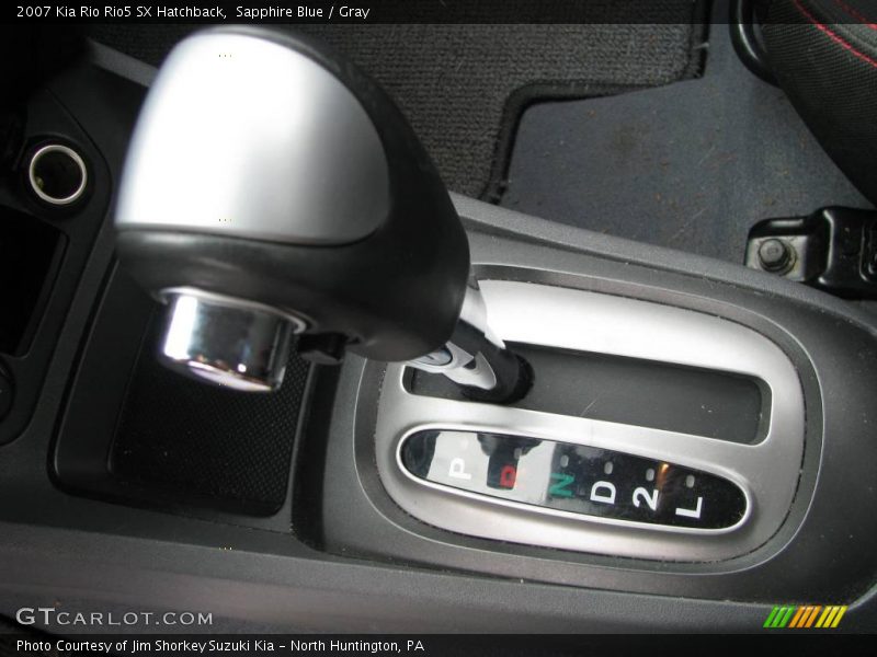Sapphire Blue / Gray 2007 Kia Rio Rio5 SX Hatchback