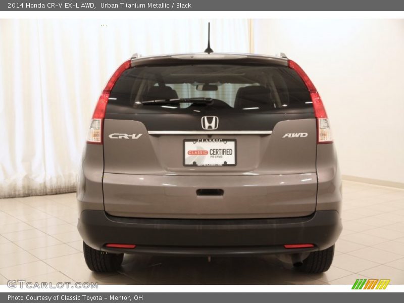 Urban Titanium Metallic / Black 2014 Honda CR-V EX-L AWD