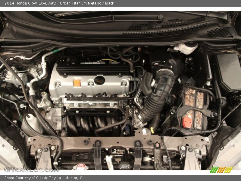 Urban Titanium Metallic / Black 2014 Honda CR-V EX-L AWD