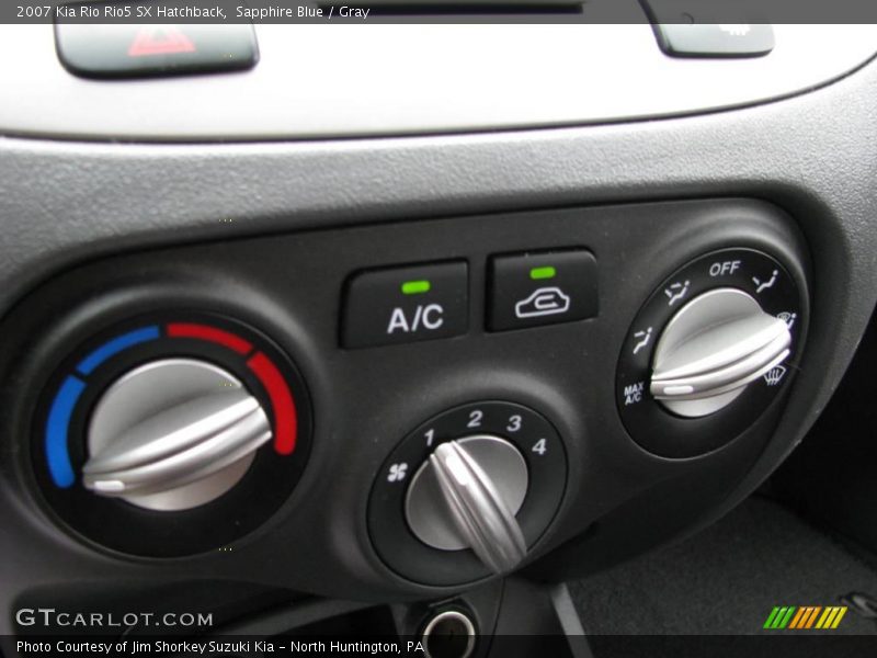 Sapphire Blue / Gray 2007 Kia Rio Rio5 SX Hatchback