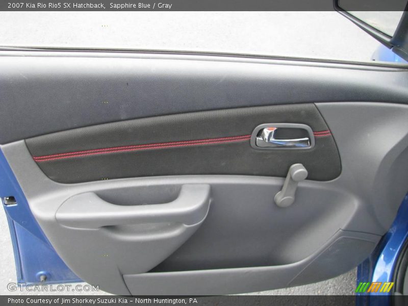 Sapphire Blue / Gray 2007 Kia Rio Rio5 SX Hatchback