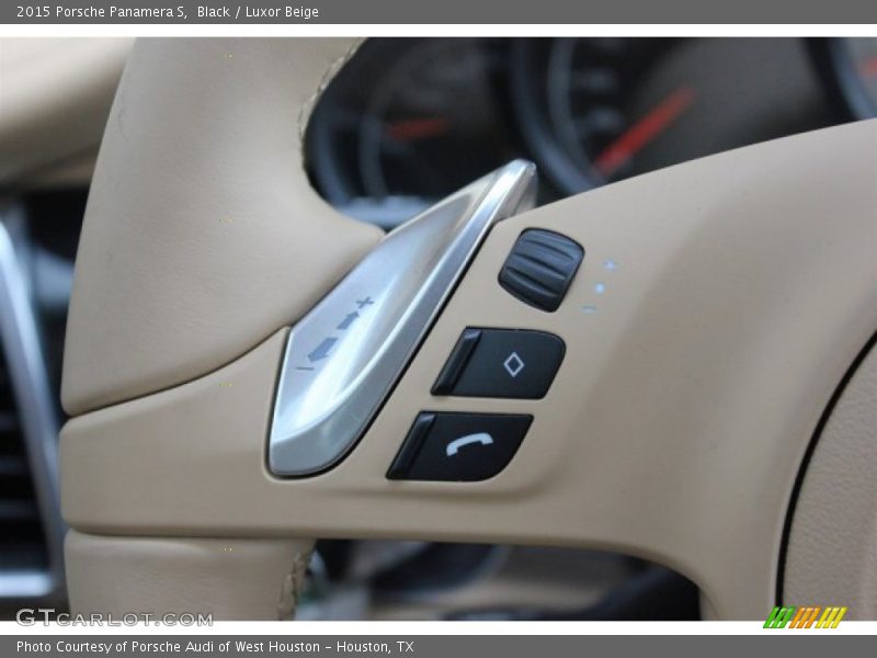 Black / Luxor Beige 2015 Porsche Panamera S